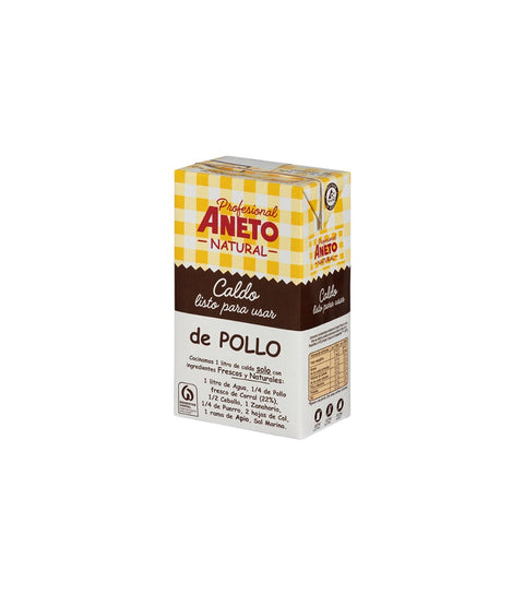 Bouillon de poulet 1L Aneto - Cuisine d'Espagne