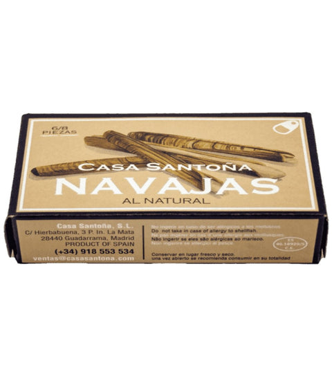 Couteaux nature 112 gr. - Cuisine d'espagne