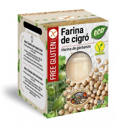 Farine de pois chiches BIO sans gluten 500 gr. - Cuisine d'espagne