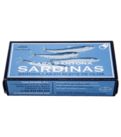 Sardines en huile d'olive 120 gr. - Cuisine d'espagne