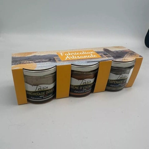 Coffret 3 verrines tartinables - 90gr