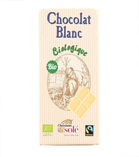 Chocolat blanc BIO 100 gr. - Cuisine d'Espagne