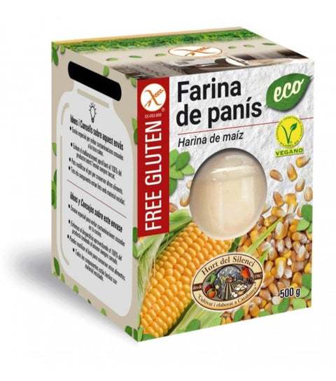 Farine de maïs BIO sans gluten 500 gr. - Cuisine d'espagne