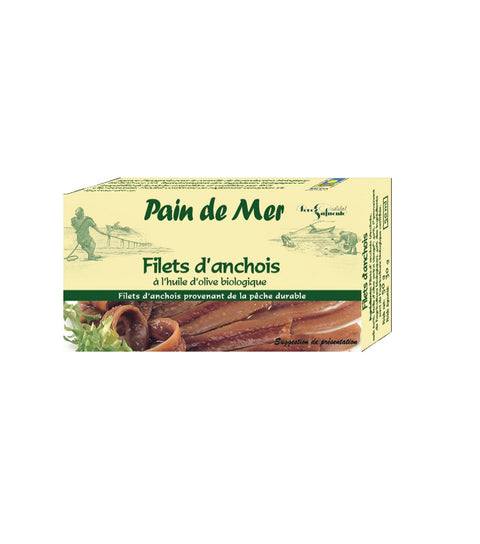 Filets d'anchois à l'huile d'olive BIO - Cuisine d'Espagne